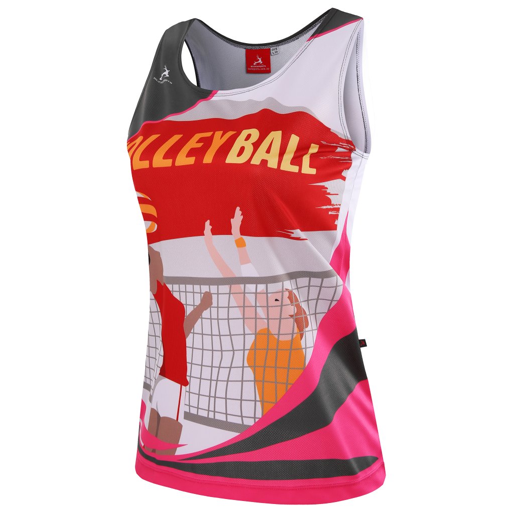 CUSTOM SINGLET-VOLLEYBALL SINGLET-L02PWG2