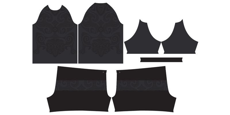 sublimation soccer uniform layout