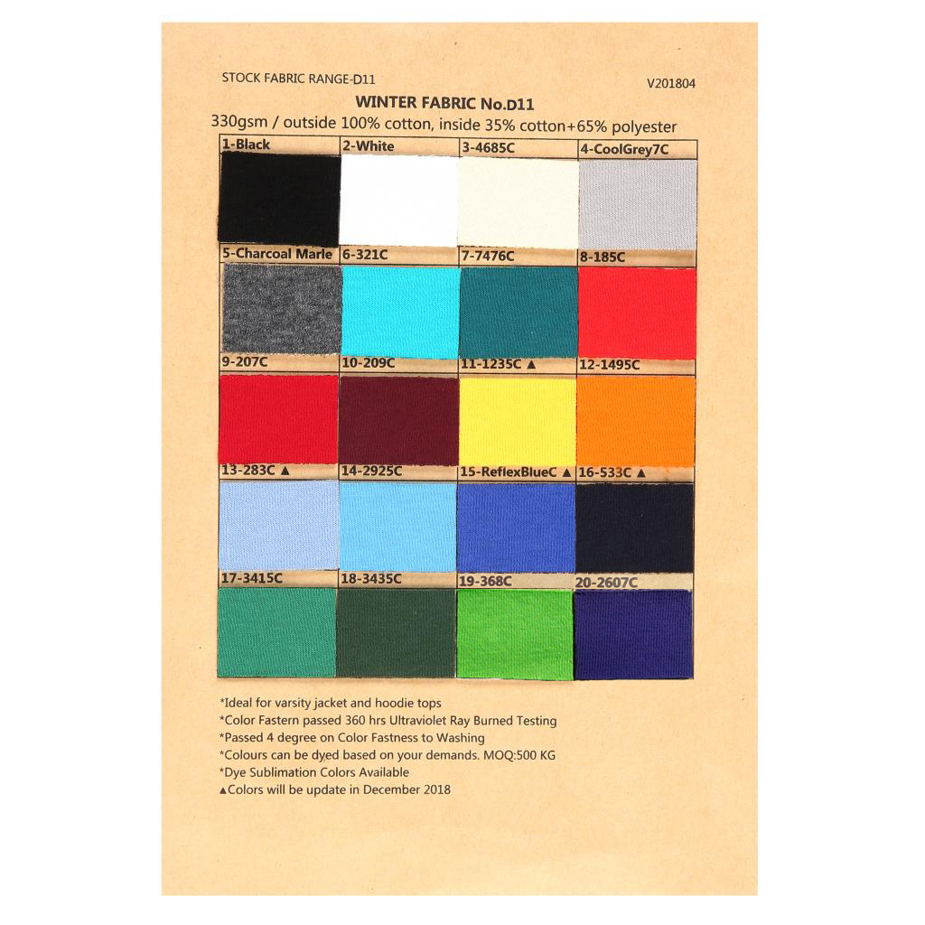 FABRIC No.11-D11 POLAR FLEECE STOCK